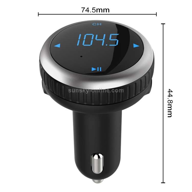 BT69 Car Stereo Radio Bluetooth MP3 Audio Player Multi-functional Bluetooth Hands-free Calling