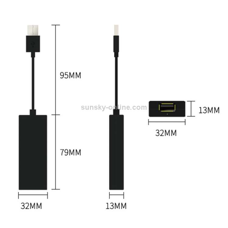 Car Android Navigation Android / iOS Carplay Module Auto Smart Phone USB Carplay Adapter