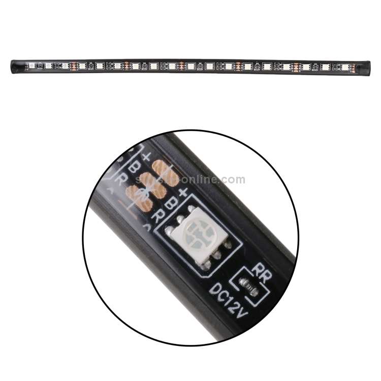 4 in 1 Universal Car USB 8-color APP Control LED Atmosphere Light Decorative Lamp