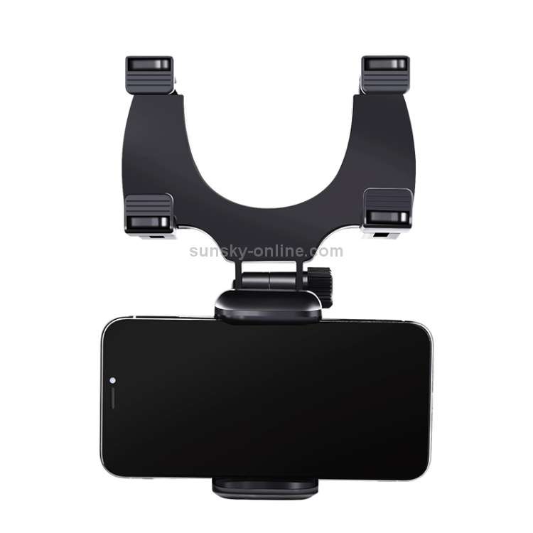 Car Rearview Mirror Mobile Phone Bracket Navigation Recorder Rotating Holder