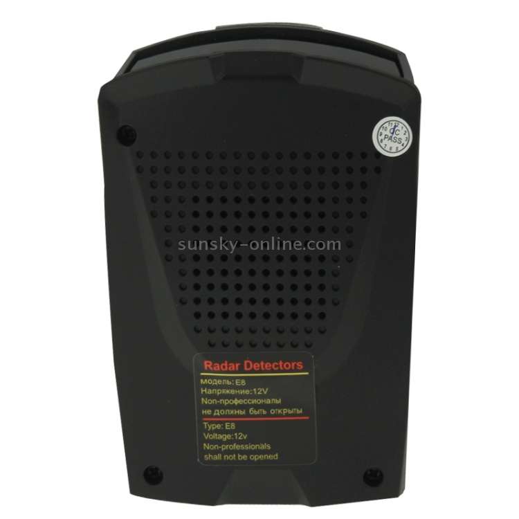E8 360 Degrees Full-Band Scanning Car Speed Testing System Radar Laser Detector