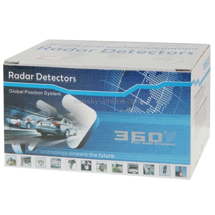 E8 360 Degrees Full-Band Scanning Car Speed Testing System Radar Laser Detector