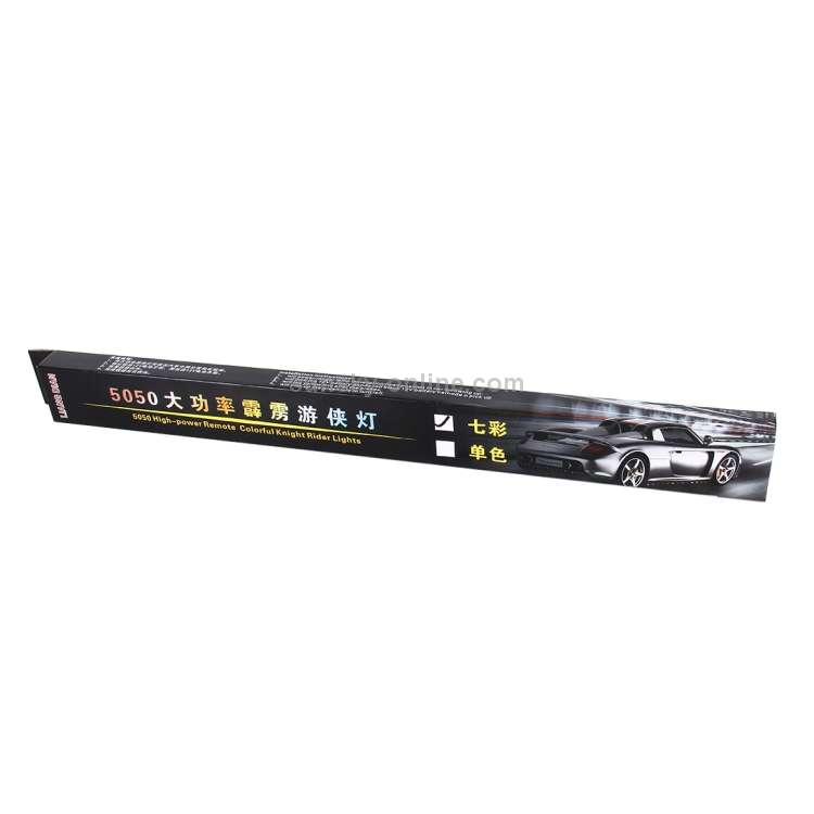 56cm RGB 48 LED 5050 SMD Car Knight Rider Strip Light with Remote Controller