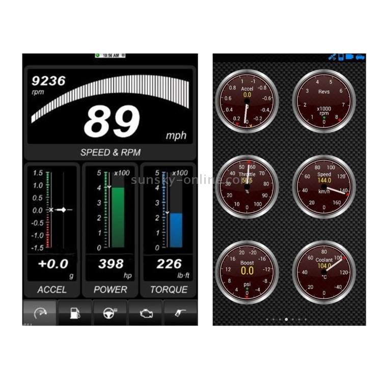 Vgate iCar II Super Mini ELM327 OBDII Bluetooth V3.0 Car Scanner Tool, Support Android OS