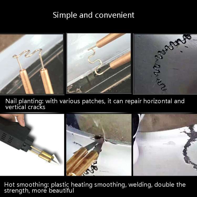 2 Bags Auto Bumper Plastic Repair Welding Machine Hot Melt Plastic Welding Tool