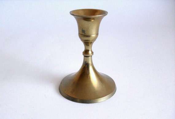 Vintage Traditional Brass Candle Holder