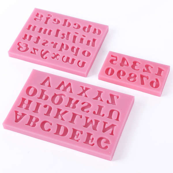 Letters & Numbers Baking Moulds