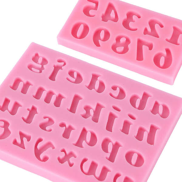 Letters & Numbers Baking Moulds