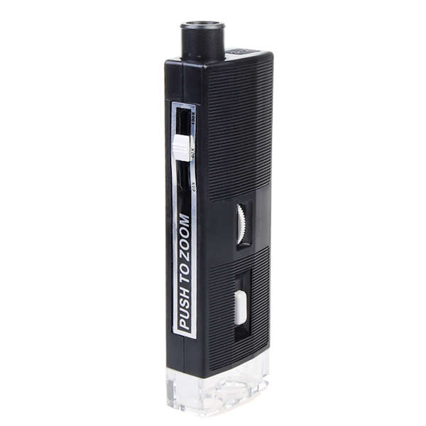 60X-100X LED Light Pocket Microscope Handheld Magnifying