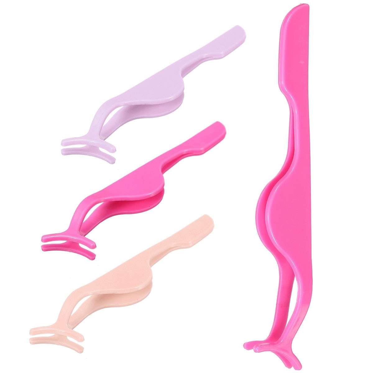 4Pcs/2 Pairs 3D Magnetic False Eyelashes Natural Eye Lashes Extension & Tweezer - Perfect Timing