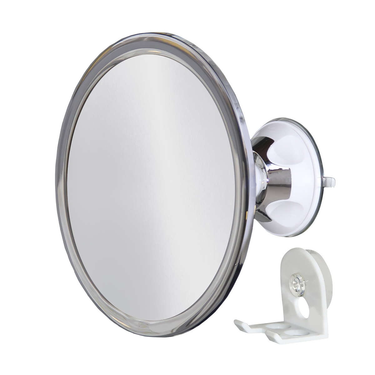 KCASA KC-BM200 Fogless Shave Bathroom Shower Mirrors with Locking Suction and 360 Degree Rotating
