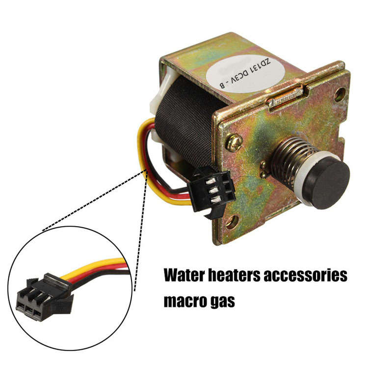 MACRO Copper DC 3V Gas Water Heater Solenoid Valve Self-priming Valve Water Heater Accessories