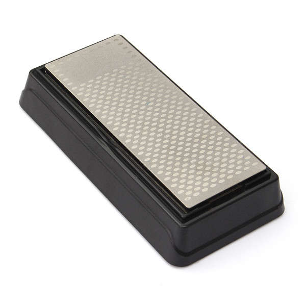 360/600 Grit Double Side Diamond Sharpening Stone Knife Blade Sharpener