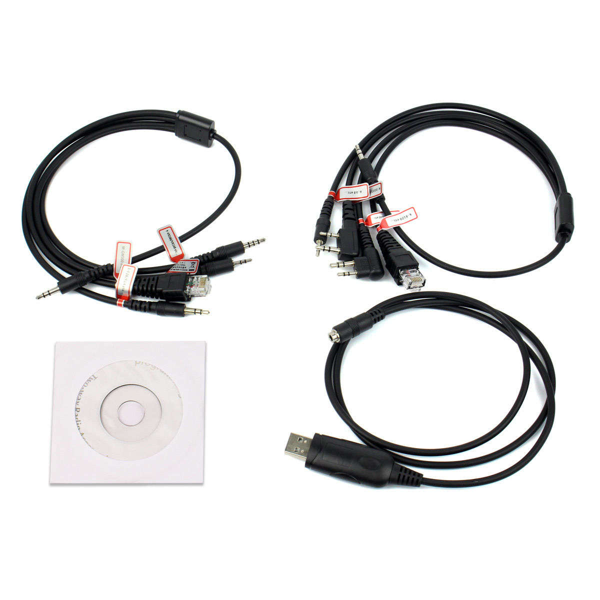8 in 1 USB Programming Cable For Motorola Kenwood BAOFENG Radios & Mobile Radios