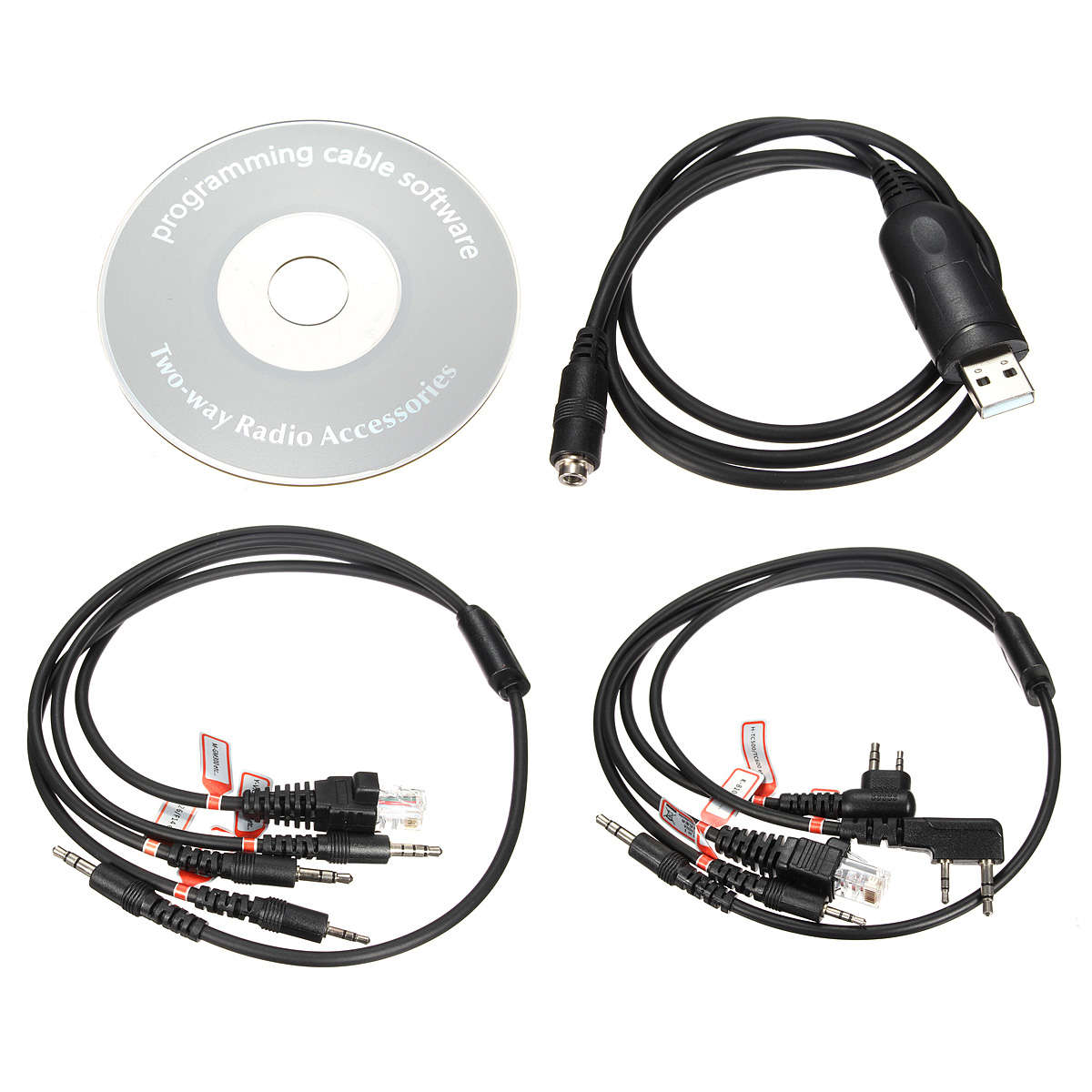 8 in 1 USB Programming Cable For Motorola Kenwood BAOFENG Radios & Mobile Radios