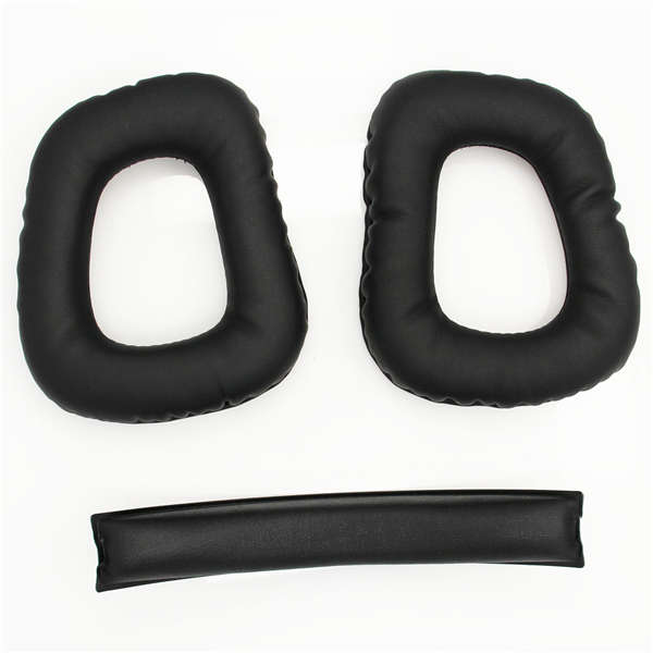Replacement Headband Cushion Headphone Earmuffs Set for Logitech G930
