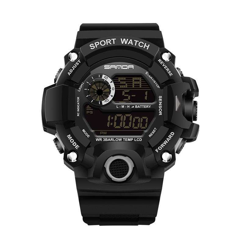 SANDA 326 Fashion Men Digital Watch Multifunction Waterproof Outdoor Sports Watch