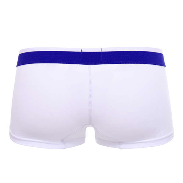 SUPERBODY Sexy Laced Up Underwear Cotton Breathable Low Waist Stitching Color U Convex Men Boxers