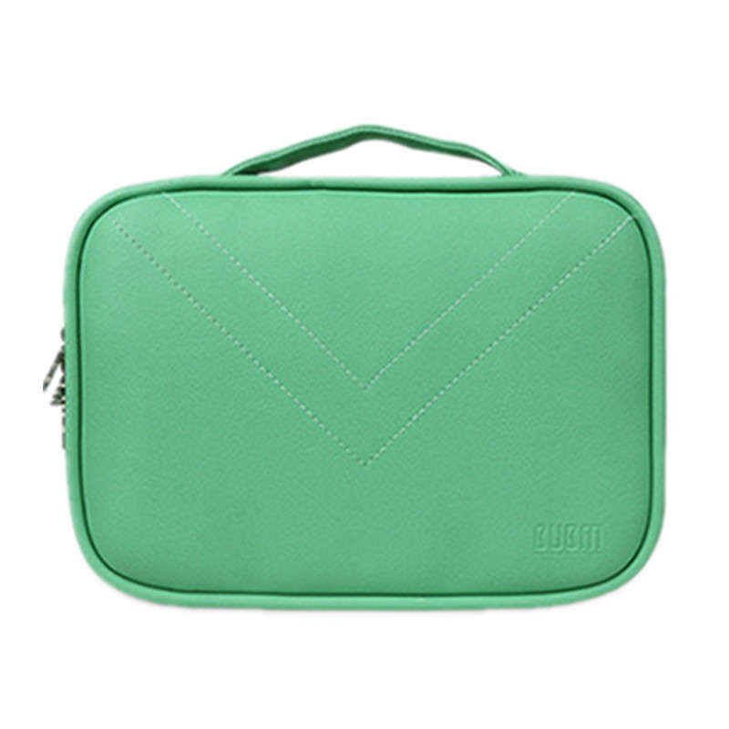 BUBM DPS-P Double Layers Adjustable Waterproof Accessory Earphone Cable Organizer Tablet Storage Bag