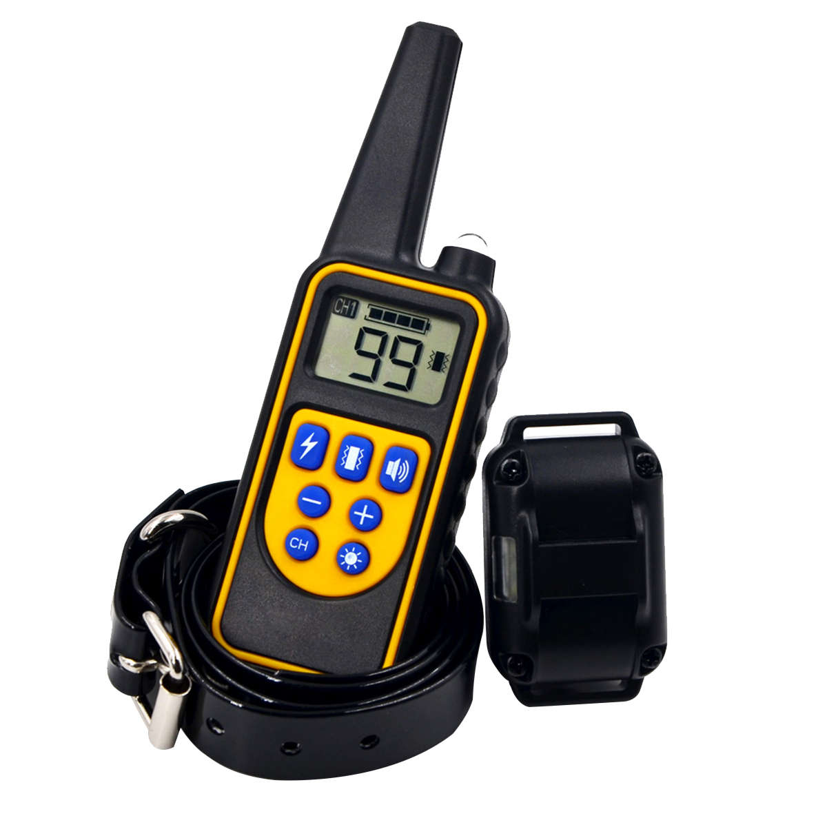 LCD Dog Pet Training Collar 1-99 Level Remote Control Shock Vibration Beep Light US Regulations