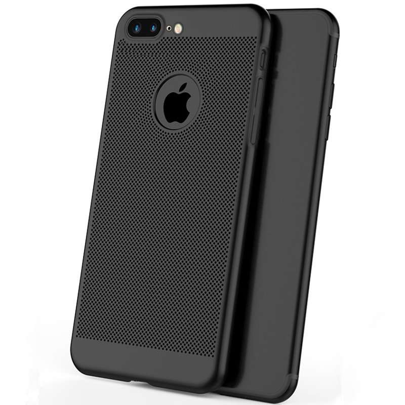 Mesh Dissipating Heat Anti Fingerprint PC Case For iPhone 7 Plus/8 Plus