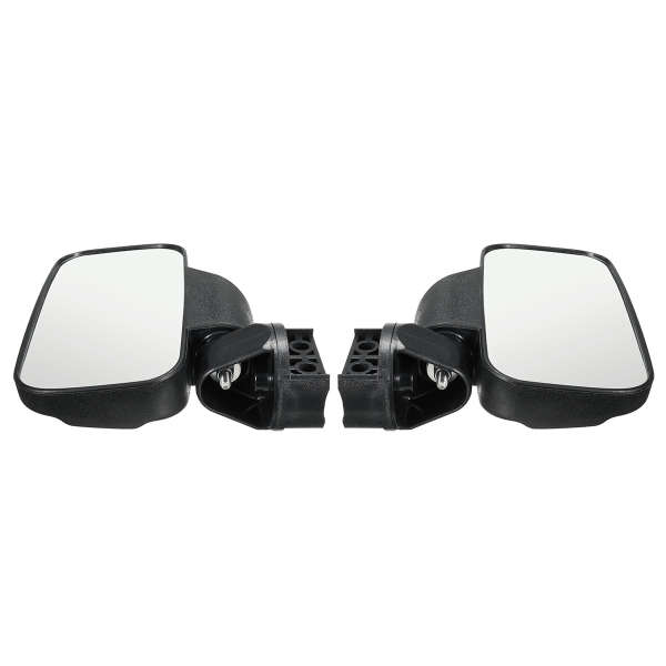 Rear Reversing Side View Mirrors Set Rectangle High Impact Break-Away For UTV/ATV Off Road