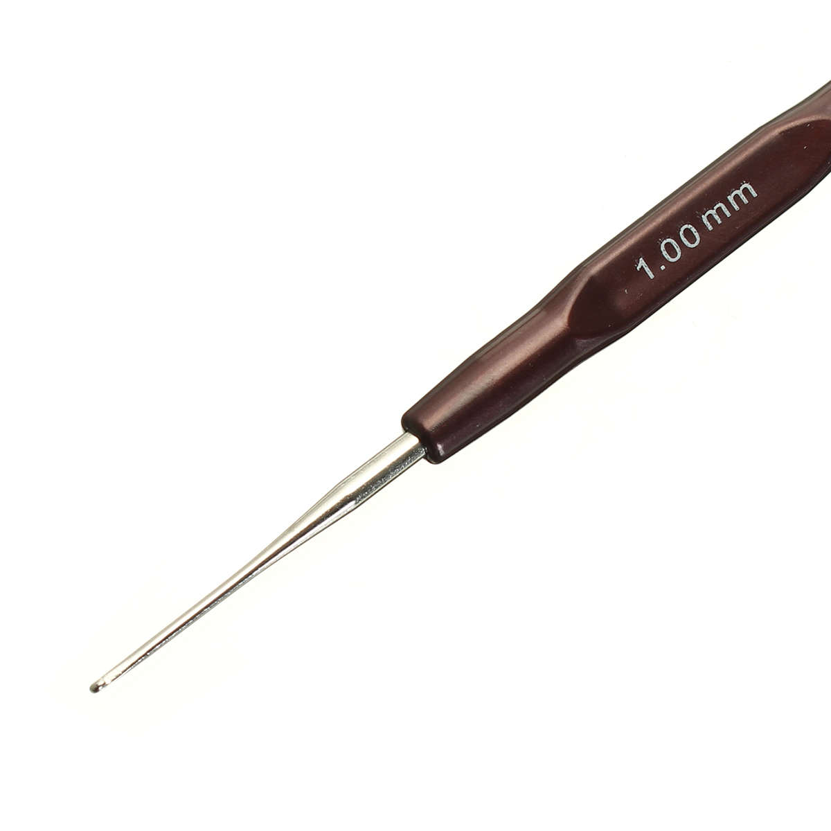 8Pcs 13.7cm Plastic Crochet Hooks Muticolor Soft Handle Knitting Needles Set