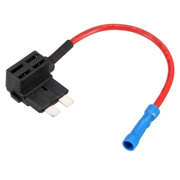 1x MINI ATM Fuse Adapter Tap Dual Circuit Adapter Holder For Car Truck Auto 32V