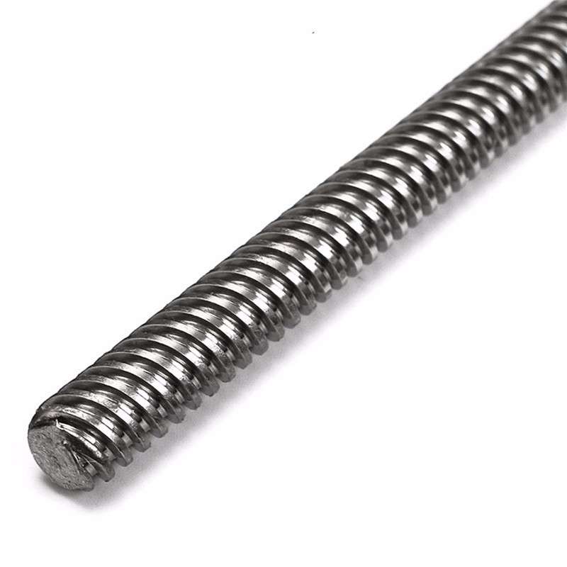 T8 8mm 1000mm Stainless Steel  Trapezoidal Lead Screw For 3D Printer