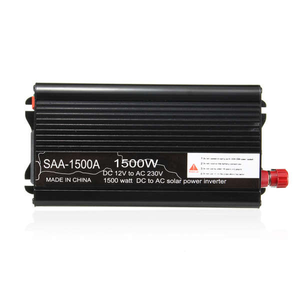 1500W DC 12V To AC 220V Solar Power Inverter Modified Sine Wave Converter