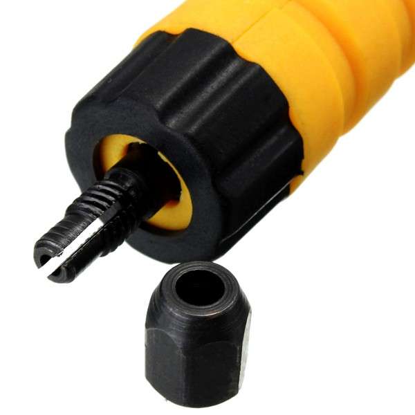 Drillpro Woodworking Carving Chisel Carving Machine Tool with 5 Carving Blades