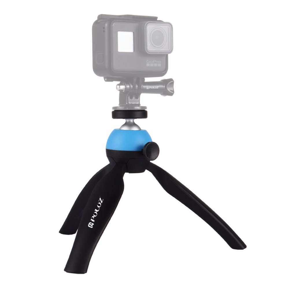PULUZ PU361 Portable Pocket Mini Tripod Mount with 360 Degree Ball Head for Gopro Smartphone DSLR DV