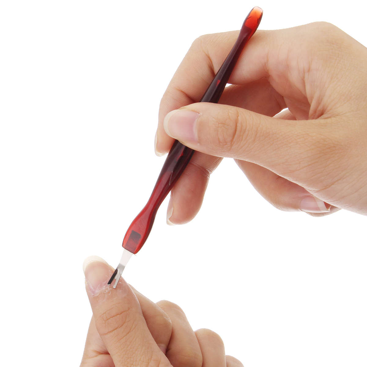 3pcs Nail Cleaner Set Pusher Cuticle Dead Skin Remover Fork Softener Glue Manicure Tools Set