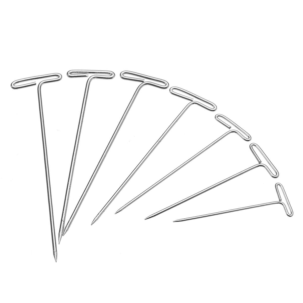 100pcs T Pin Clips for Wig Piece Making Hair Extension Fix