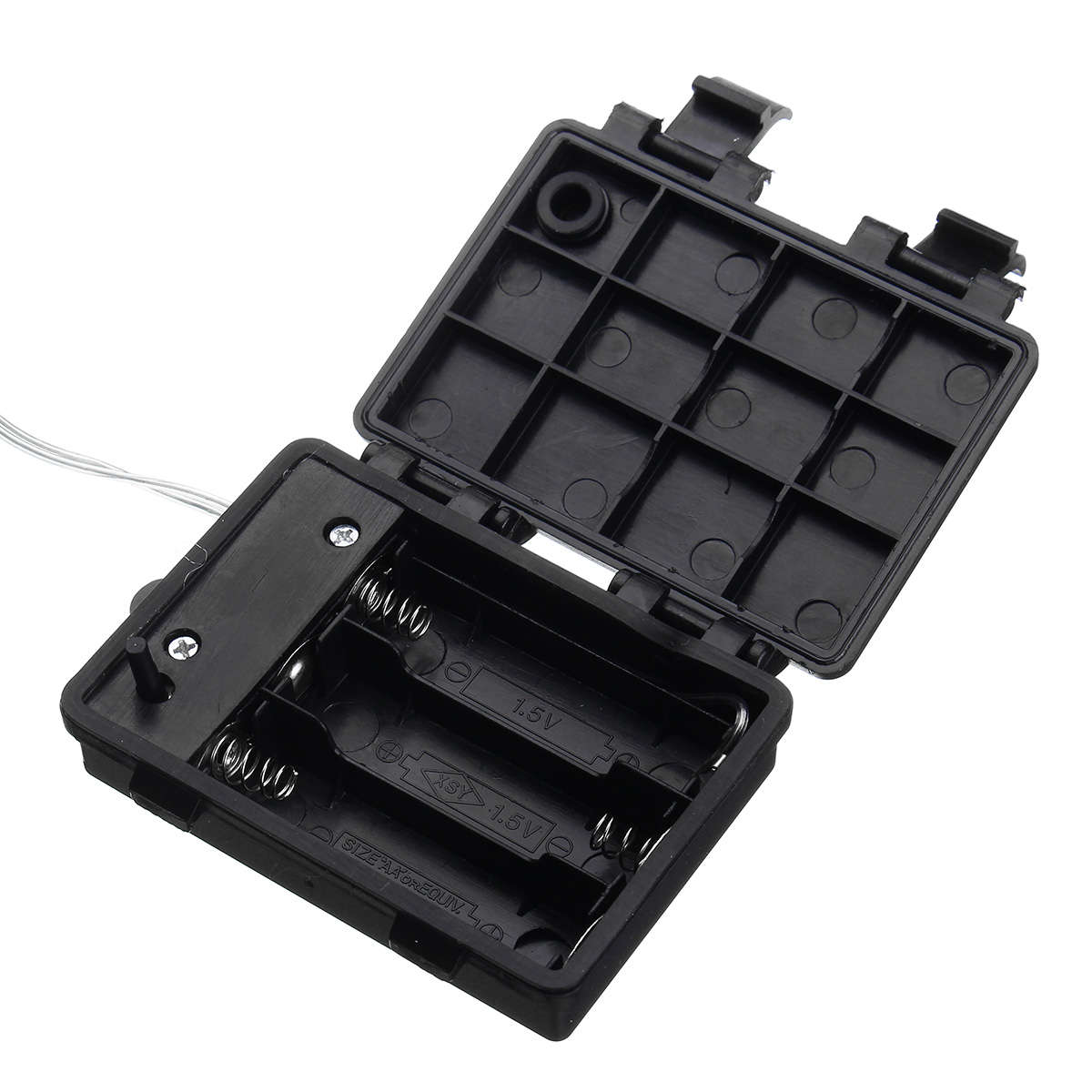 Solar/Battery Powered 4M 10LEDs Warm White Santa Claus Shaped Fairy String Light for Christmas