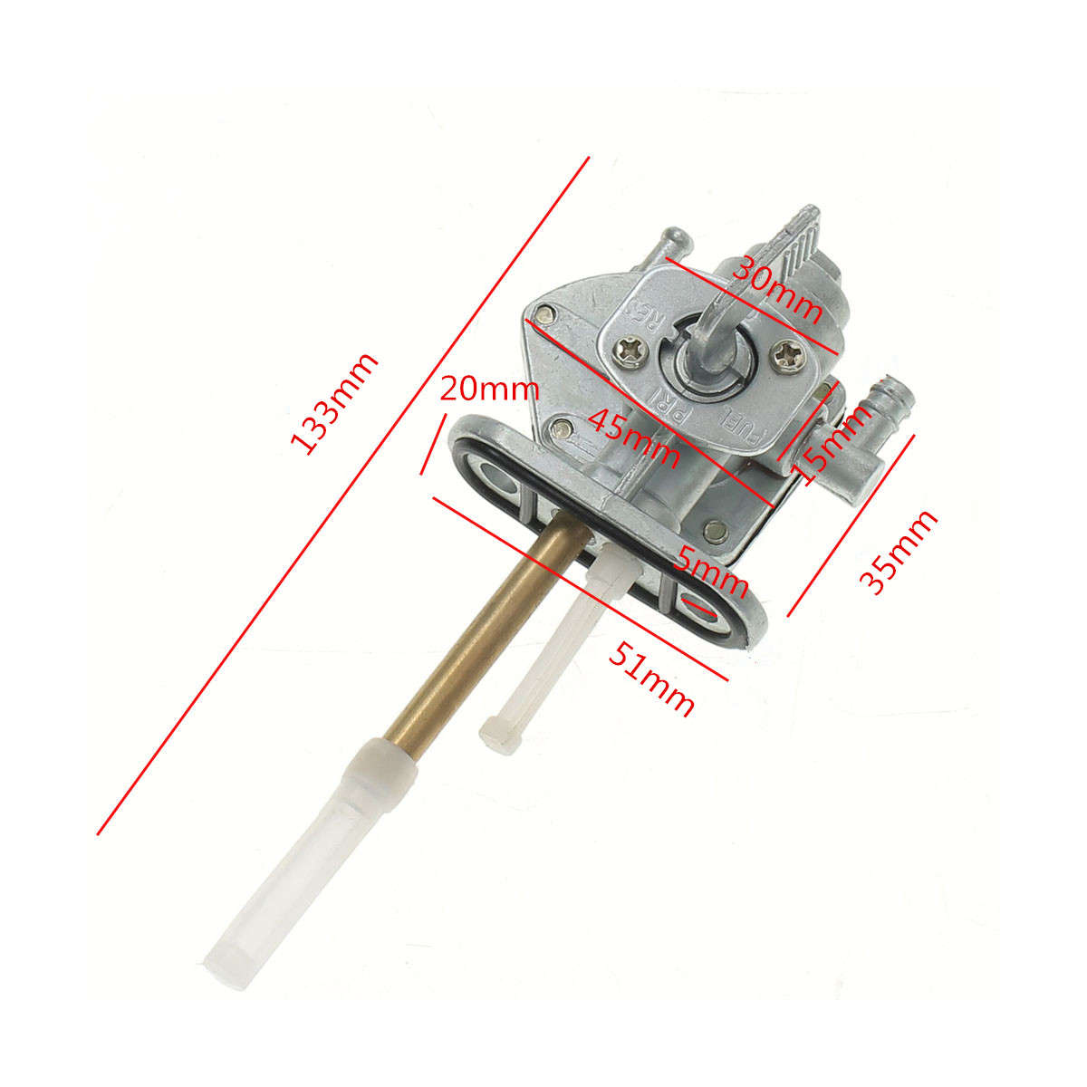 Fuel Gas Petcock Tap Valve Switch Pump For Suzuki DRZ400E DRZ400S DRZ400SM Dirt