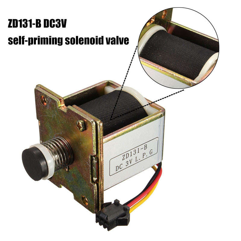 MACRO Copper DC 3V Gas Water Heater Solenoid Valve Self-priming Valve Water Heater Accessories