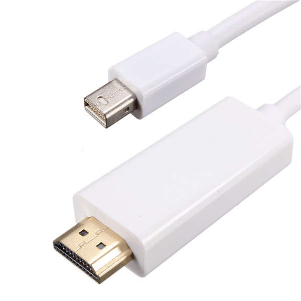 1.8M Mini Display Port DP Male To HD Male Adapter Cable