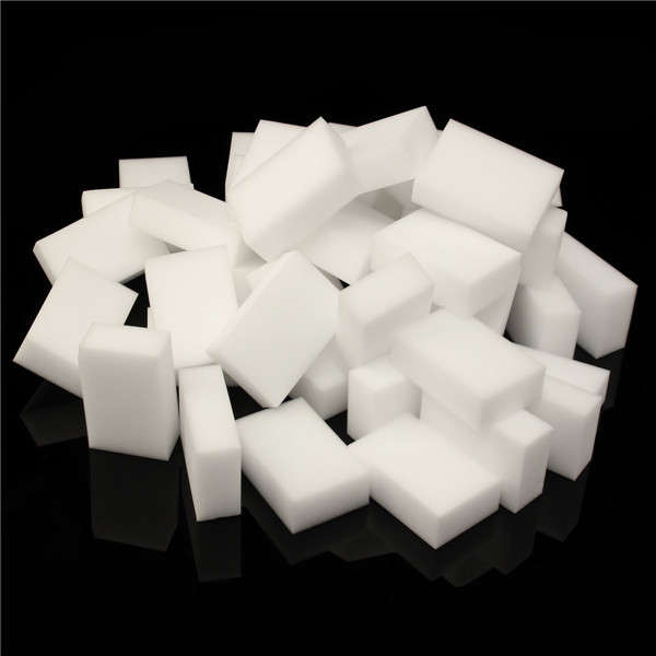 100pcs 30mm Thickness Magic Cleaning Sponge 90x60x30mm Magic Melamine Cleaning Eraser Sponges