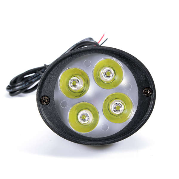 12V Motorcycle Super Light Waterproof  LED Headlight Rear View Mirror Lights Spot Lightt Assist Lamp