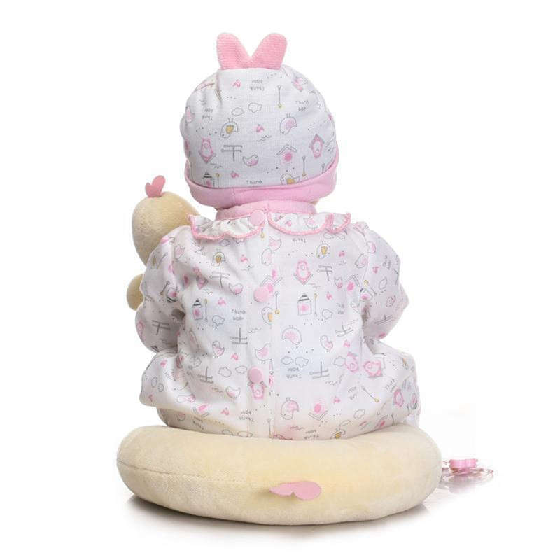 NPK 17`` Realistic Handmade Reborn Baby Doll Soft Silicone Vinyl Lifelike Newborn