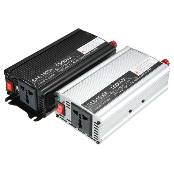 1500W DC 12V To AC 220V Solar Power Inverter Modified Sine Wave Converter