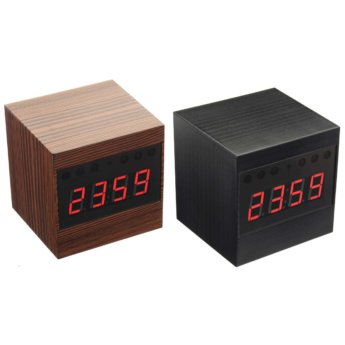 1080P HD Mini WIFI Clock Hidden Camera Wireless IP Night 120° Table Nanny Video Clock