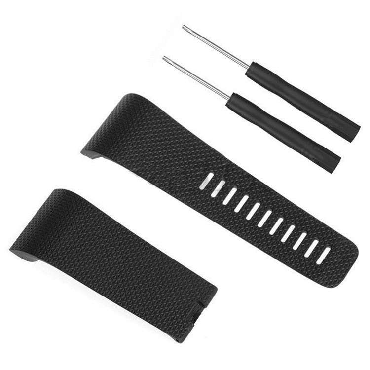 Replacement Silicone Band Wrist Strap Wristband With 2 Screwdrivers For Fitbit Surge Tracker