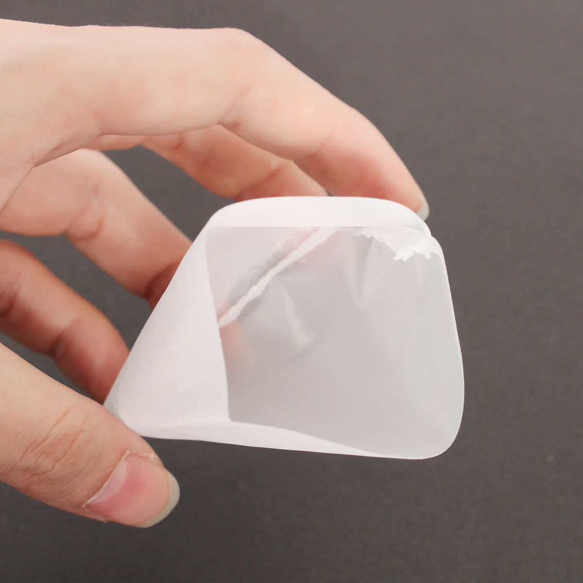 10pcs 90u Rosin Extraction Press Heat Filter Bags Nylon White 63.5 x 76mm