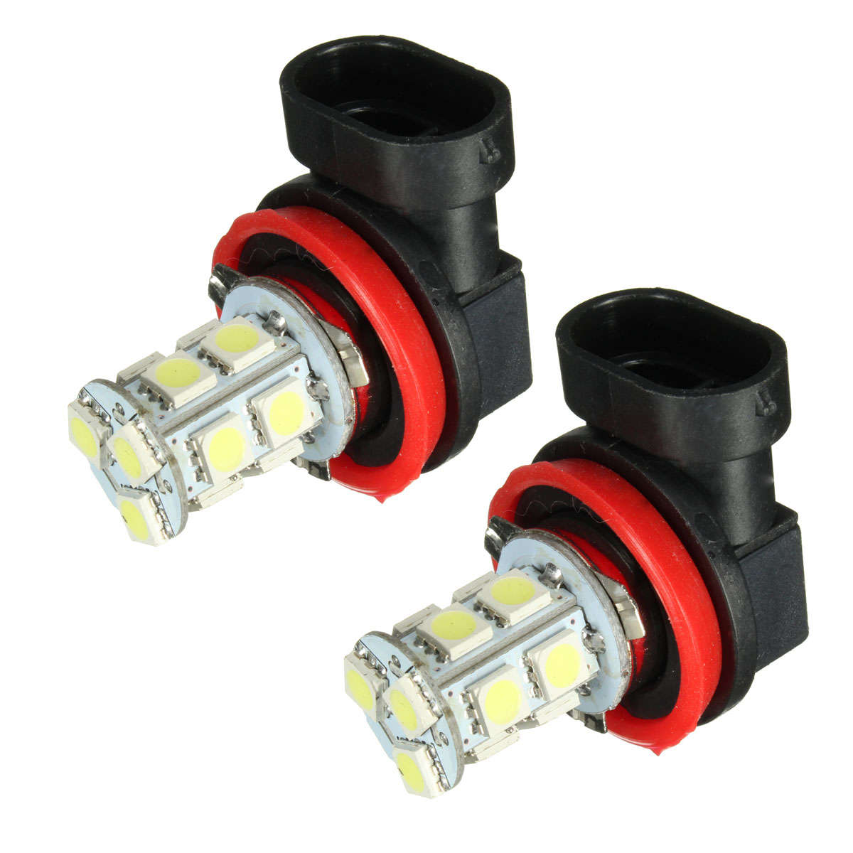 Pair Super White 6000K H11 H8 H9 LED Car Headlight Fog DRL Driving Light Lamp Bulbs