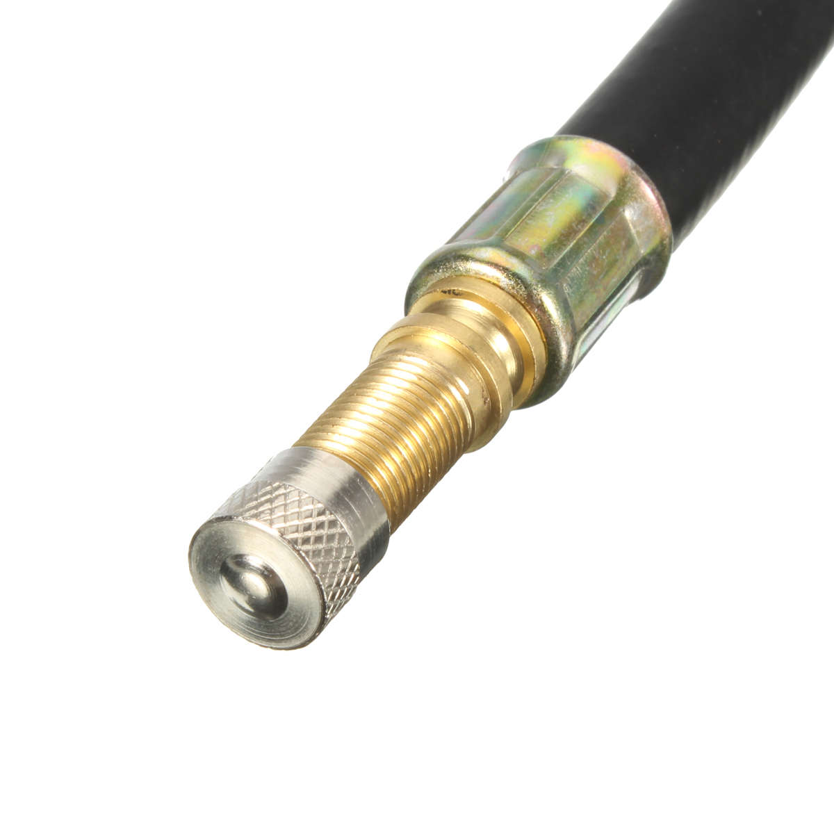 190mm Tire Tyre Valve Extension Adapter Twin Wheel with Dust Cap