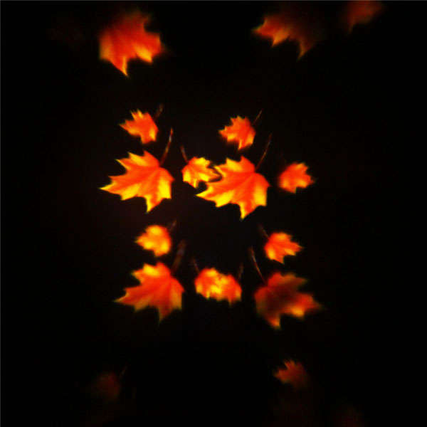 12 Patterns 4 LED Projector Light Stage Light  Motion Rotating Spot Light Christmas Halloween