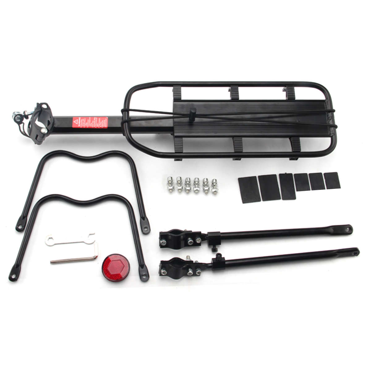 BIKIGHT Bicycle Rear Rack Seat Panniers Bag Luggage Carrier Heavy Duty