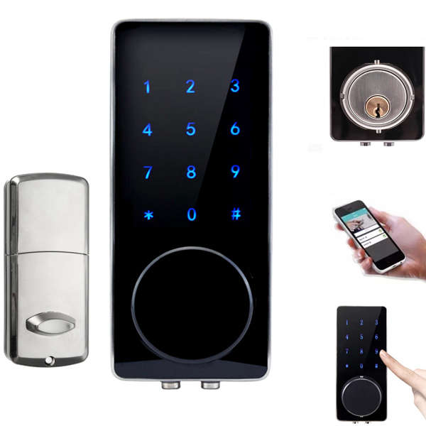 Bluetooth Smart Digital Door Lock Home Security Lock Keyless Touch Password Dead Bolt